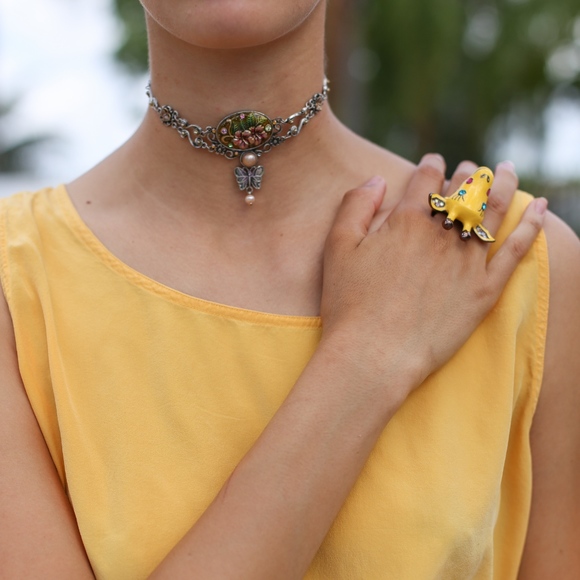 Vintage Audrey Jones Yellow top Size 2X - Picture 3 of 4